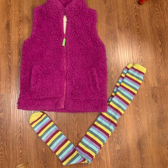 Matilda Jane Other - Girls vest and leggings set Mini Boden & Matilda Jane vest 8/10 leggings XL